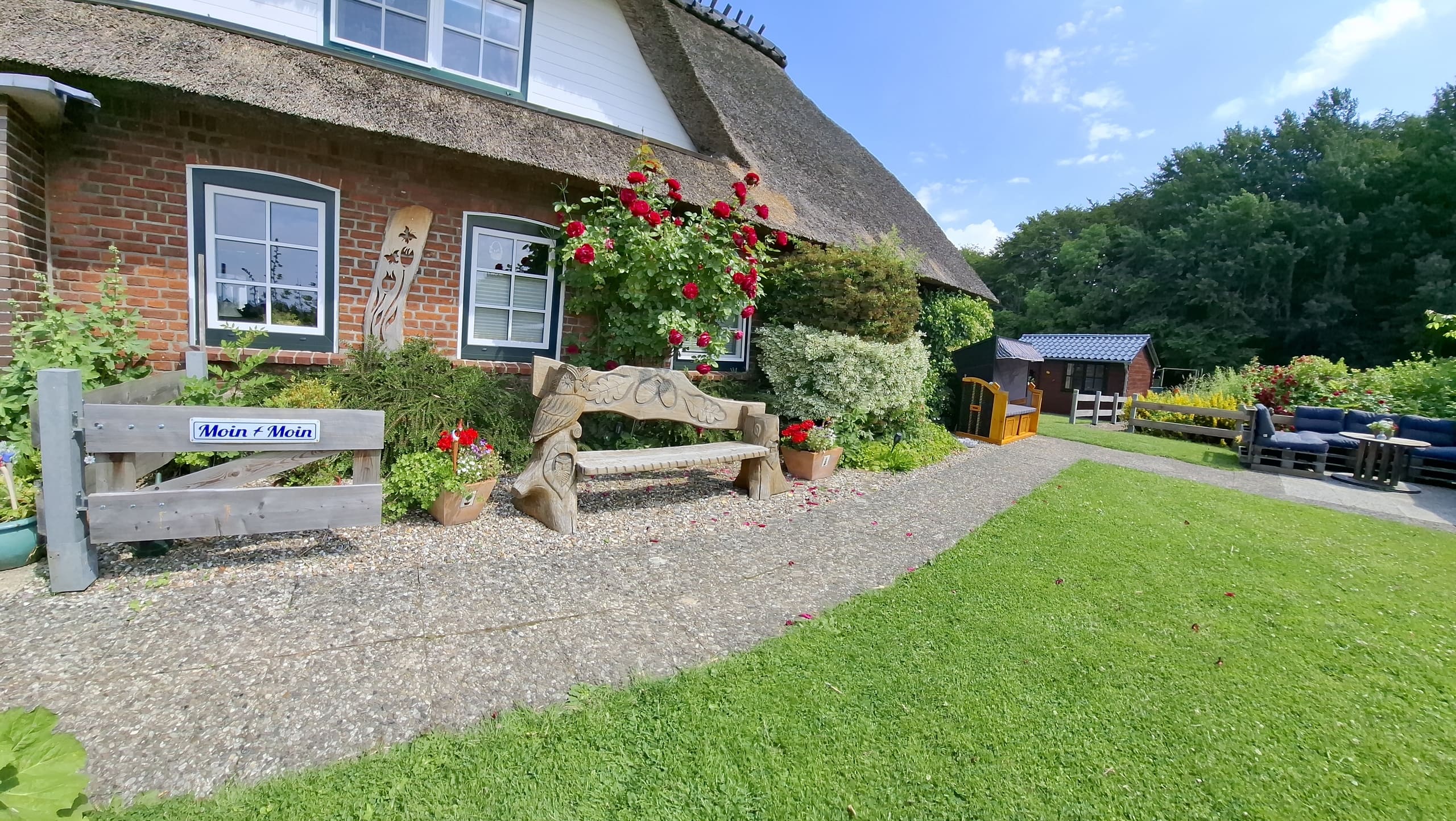 Fördehof Eingangsbereich zum Garten